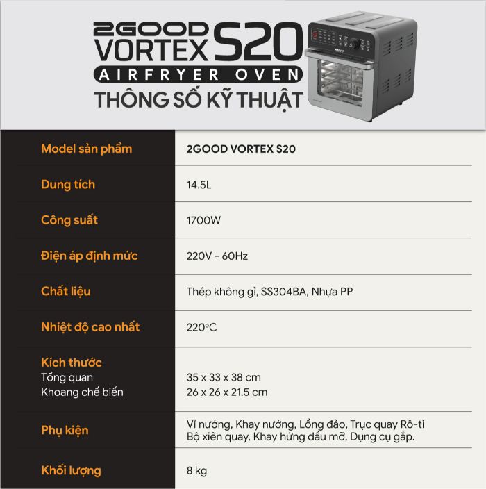 thong-so-ky-thuat-cua-noi-chien-khong-dau-2good-vortex-s20-air-fryer-oven