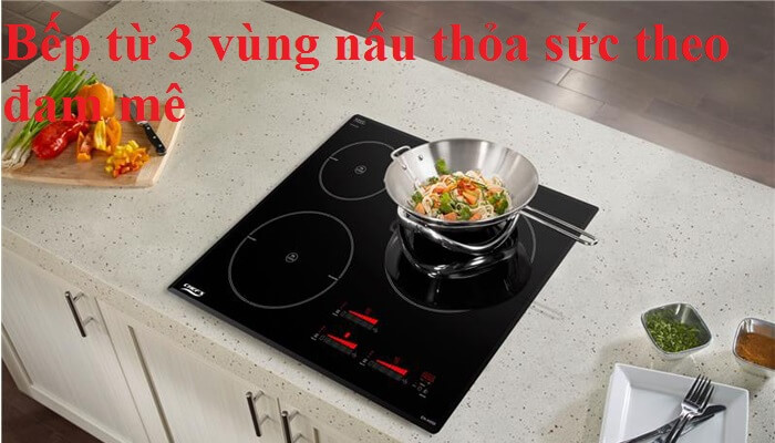 12+ mẫu bếp từ, điện từ 3 bếp được dùng nhiều nhất trong các căn hộ chung cư, nhà liền kề