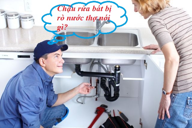 Chậu rửa bát bị rò nước do đâu? Hướng xử lý sao cho nhanh chóng và triệt để