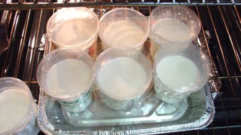 Một số lưu ý khi ủ yaourt bằng lò nướng