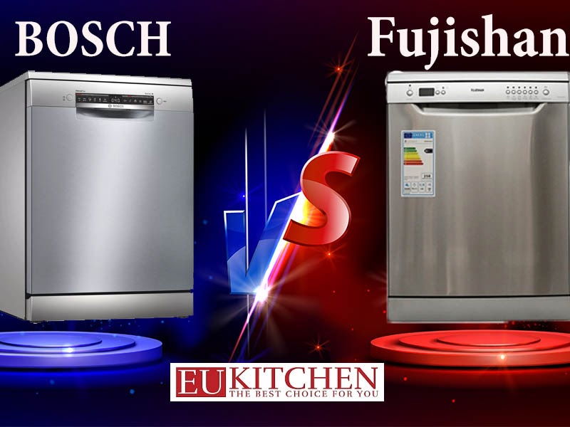 So sánh máy rửa bát bosch và Fujishan